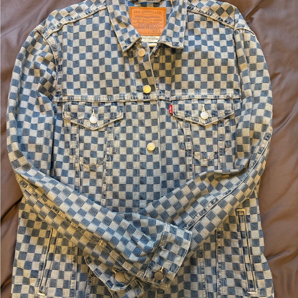 Levi's Blue Lightweight Shirt Jacket Casual Style
